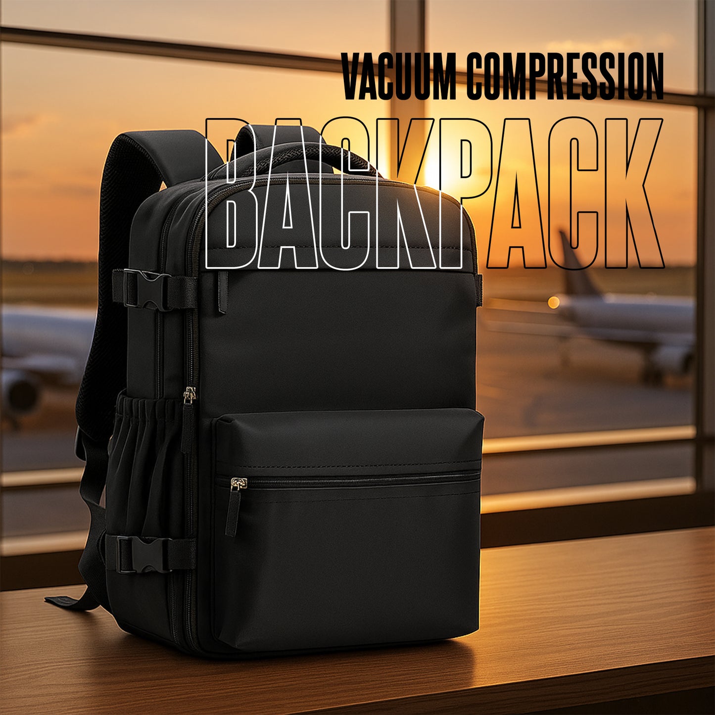 StockwellGoods™ Vacuum compression Backpack